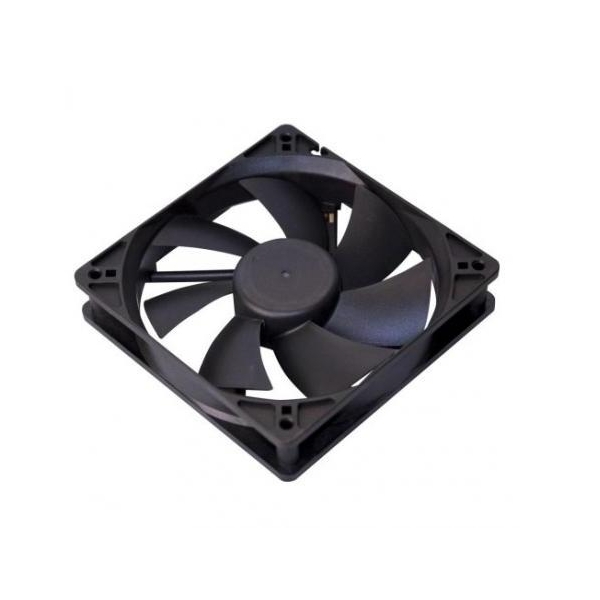 Ventilátor 12cm Akasa Ultra Quiet Fekete fotó, illusztráció : COAK048