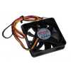 Ventilátor 6cm 10mm Fekete Medium Speed Akasa Black Fan