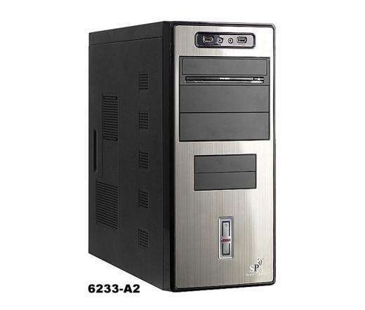 6233-A2 450W 8 cm fekete-ezüst ATX ház 2 év fotó, illusztráció : CODEGEN43403