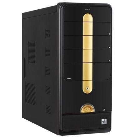 6239-CA 450W 8 cm fekete-arany ATX ház 2 év fotó, illusztráció : CODEGEN44514