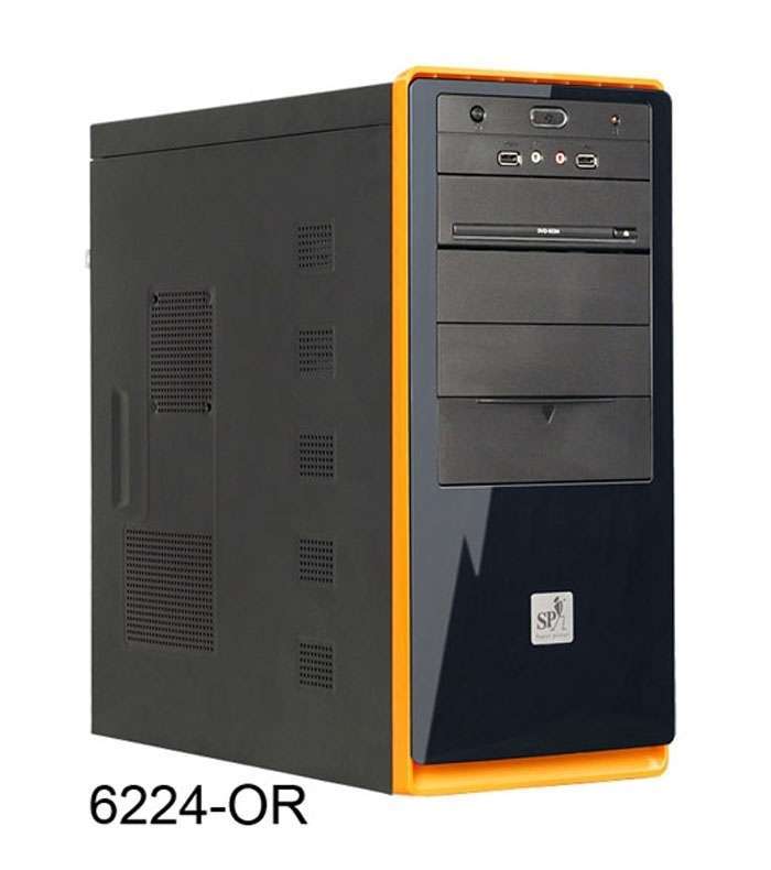 6224-OR 450W 8 cm fekete-narancs ATX ház 2 év fotó, illusztráció : CODEGEN44519