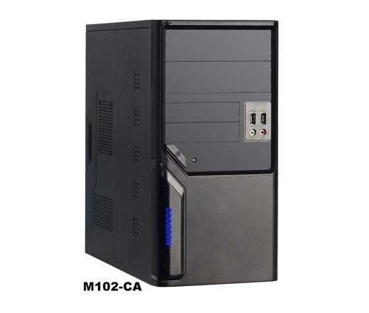 M-102-CA 450W 12 cm fekete micro ATX ház 2 év fotó, illusztráció : CODEGEN45456