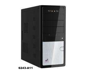 Q-6243-A11 450W 12 cm ezüst-fekete ATX ház 2 év fotó, illusztráció : CODEGEN46381