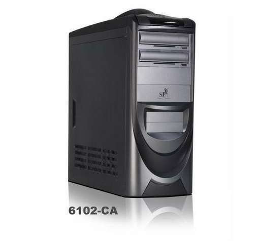 6102-CA 450W 12 cm fekete-szürke ATX ház 2 év fotó, illusztráció : CODEGEN48065