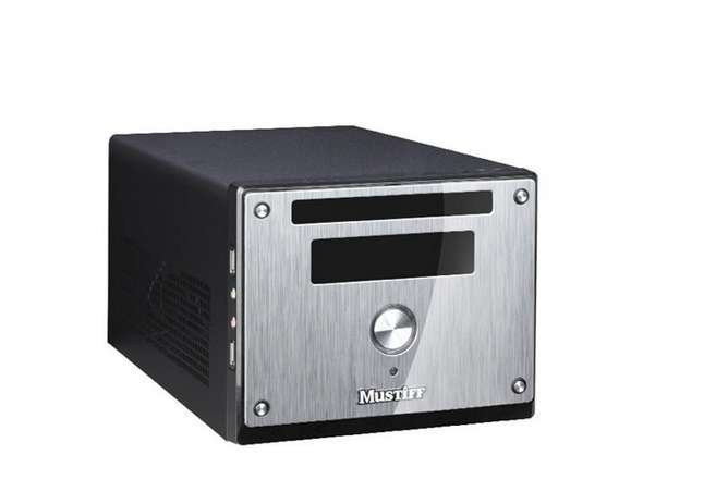 MX-31-A11 450W 12 cm fekete-ezüst mini ITX ház fotó, illusztráció : CODEGEN52205
