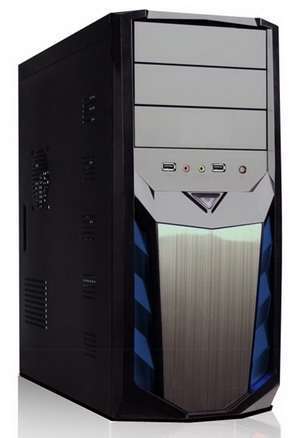 Q-3353-A2 450W 12 cm fekete-ezüst ATX ház 2 év fotó, illusztráció : CODEGEN52209