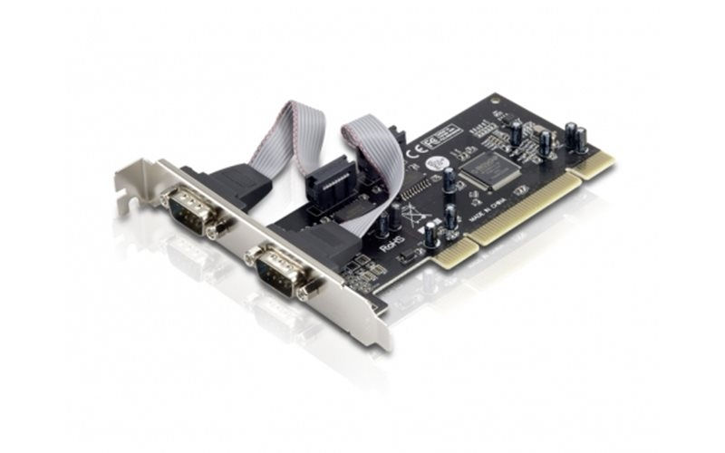 Soros port bővítőkártya 2× DB9 port PCI Conceptronic CI2PSER - Már nem forgalma fotó, illusztráció : CONCEPTRONIC-1100117