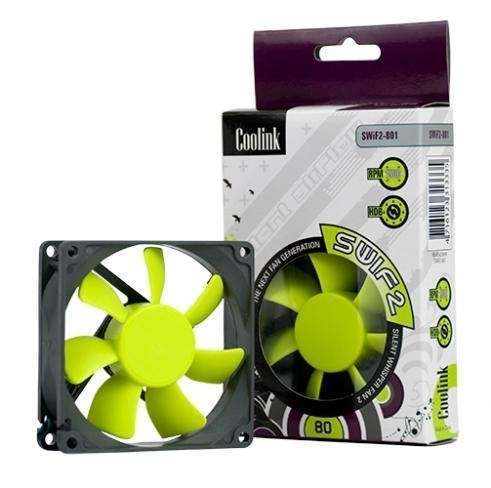 ventillátor 80/25,halk 1100RPM, 3pin 5 év gar. fotó, illusztráció : COOLSWIF2800