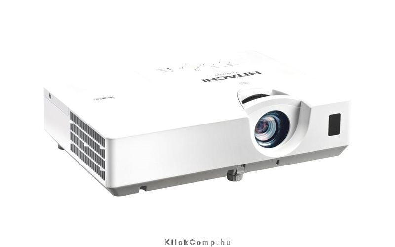 Portable WXGA projektor LCD, 2500 AL; 2000:1; 1,2x, HDMI, USB, LAN fotó, illusztráció : CP-EW250N