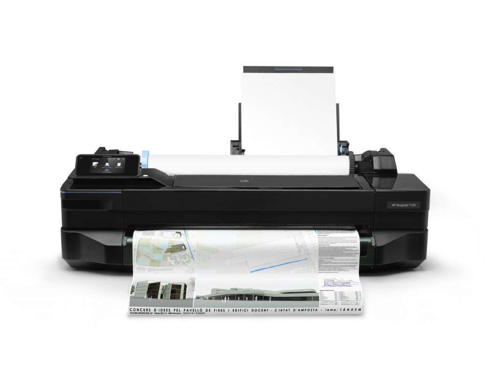 HP Designjet T120 24-in ePrinter plotter fotó, illusztráció : CQ891A
