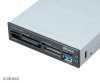 3,5" kártyaolvasó 6slot+usb3 fek. CRAK038 Technikai adatok