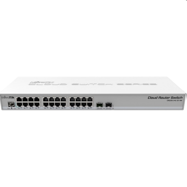 MikroTik CRS125-24G-1S-RM cloud router switch - Már nem forgalmazott termék fotó, illusztráció : CRS326-24G-2S_RM