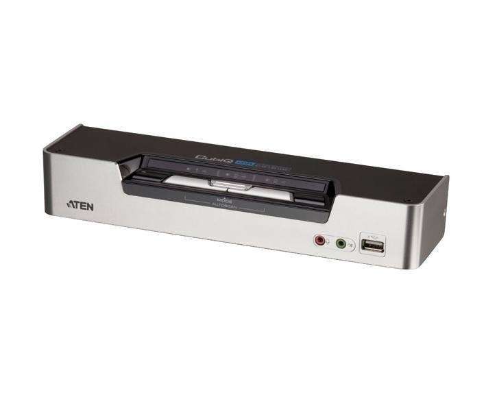 KVM switch 2PC USB 2.0 DVI Dual View fotó, illusztráció : CS1642