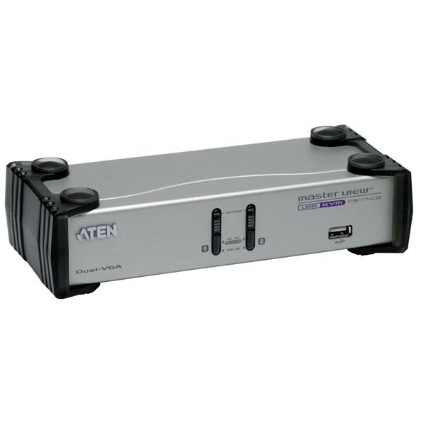 KVM S.2PC USB VGA Dual-View CS1742 fotó, illusztráció : CS1742C-AT