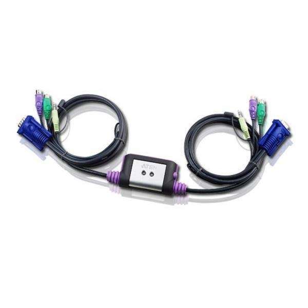 KVM switch 2PC USB fotó, illusztráció : CS62T-A7