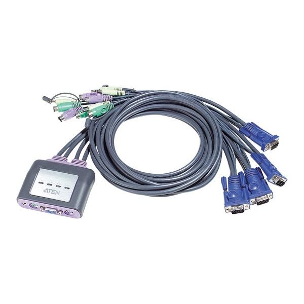 KVM S.4PC PS/2 VGA +Audio CS64AA fotó, illusztráció : CS64A-A7