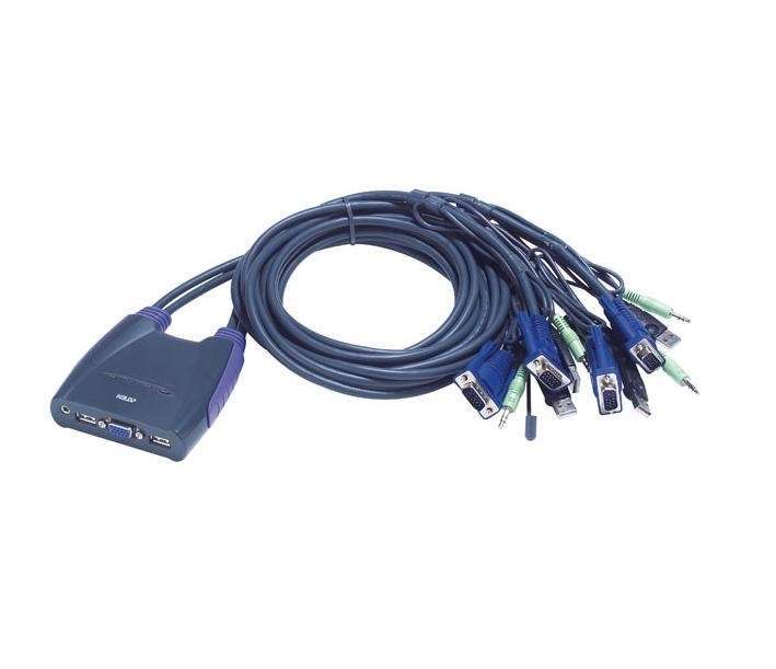 4 port KVM switch fotó, illusztráció : CS64US