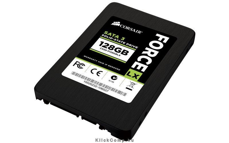128GB SSD SATA3 CORSAIR Force Series LX fotó, illusztráció : CSSD-F128GBLX