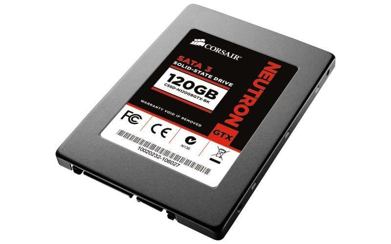 SSD 120GB Neutron Series GTX Read 555Mb/s, Write 330Mb/s + átalakító fotó, illusztráció : CSSD-N120GBGTX-BK