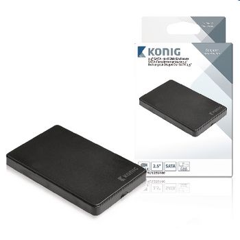 HDD ház 2.5  USB2.0 SATA külső merevlemez ház - Már nem forgalmazott termék fotó, illusztráció : CSU2HDE25S100