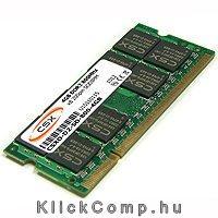 4GB DDR3 Notebook memória 1333Mhz 256x8 CL9 SODIMM CSX ALPHA fotó, illusztráció : CSXA-SO-1333-4G