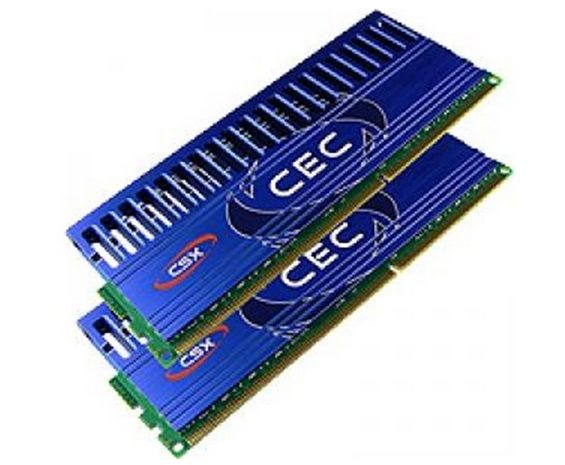 Hűtőbordás 8GB Kit DDR3 2x4GB, 1333Mhz Overclocking Desktop memória fotó, illusztráció : CSXO-CEC3-1333-8GB-K