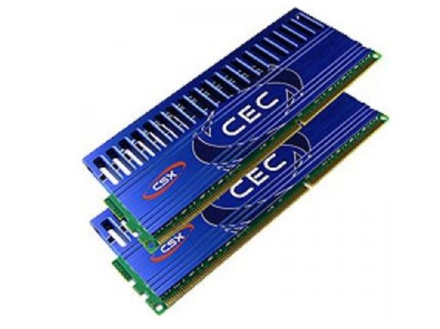 Hűtőbordás 8GB Kit DDR3 2x4GB, 1600Mhz Overclocking Desktop memória fotó, illusztráció : CSXO-CEC3-1600-8GB-K