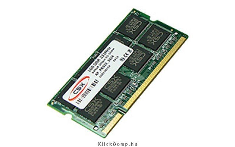 4GB DDR2 Notebook Memória 800Mhz 256x8 SODIMM memória CSX fotó, illusztráció : CSXO-D2-SO-800-4GB