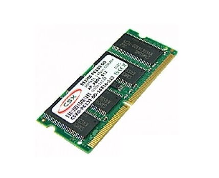 Notebook 256MB SD 133Mhz, 16x16 SODIMM memória fotó, illusztráció : CSXO-PC133-SO-16X16-