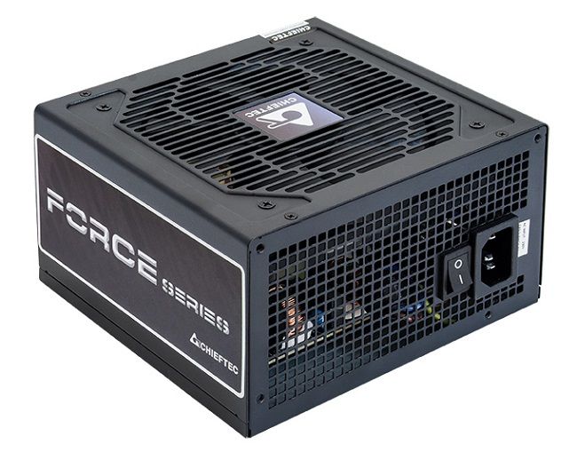 750W tápegység 12cm ATX BOX 85+ Chieftec FORCE fotó, illusztráció : CTCPS750S