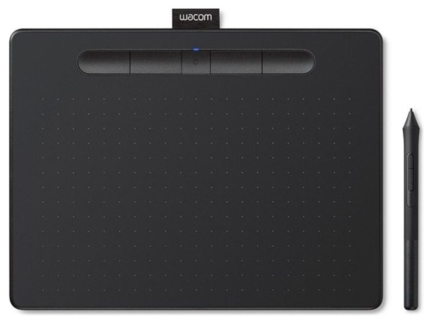 Digitalizáló tábla Wacom Intuos S fekete digitális rajztábla fotó, illusztráció : CTL-4100K-N