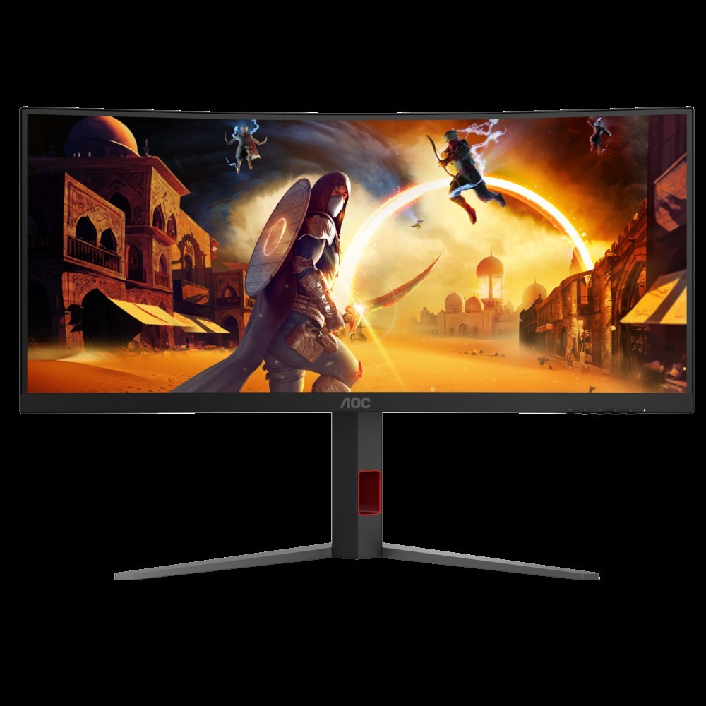 Monitor Ívelt Gaming 34  3440x1440 VA 0.5 ms 180Hz HDMIx2 DisplayPort fotó, illusztráció : CU34G4