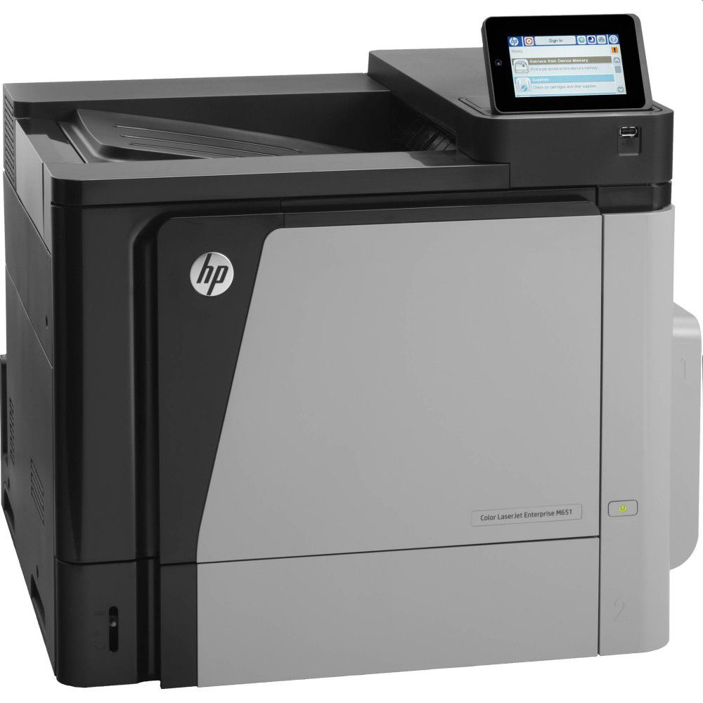 Nyomtató színes A4 HP Color LaserJet Enterprise M651n lézer fotó, illusztráció : CZ255A