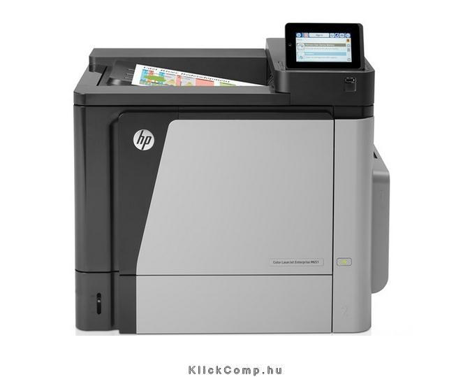 HP Color LaserJet Enterprise M651dn színes lézer nyomtató fotó, illusztráció : CZ256A