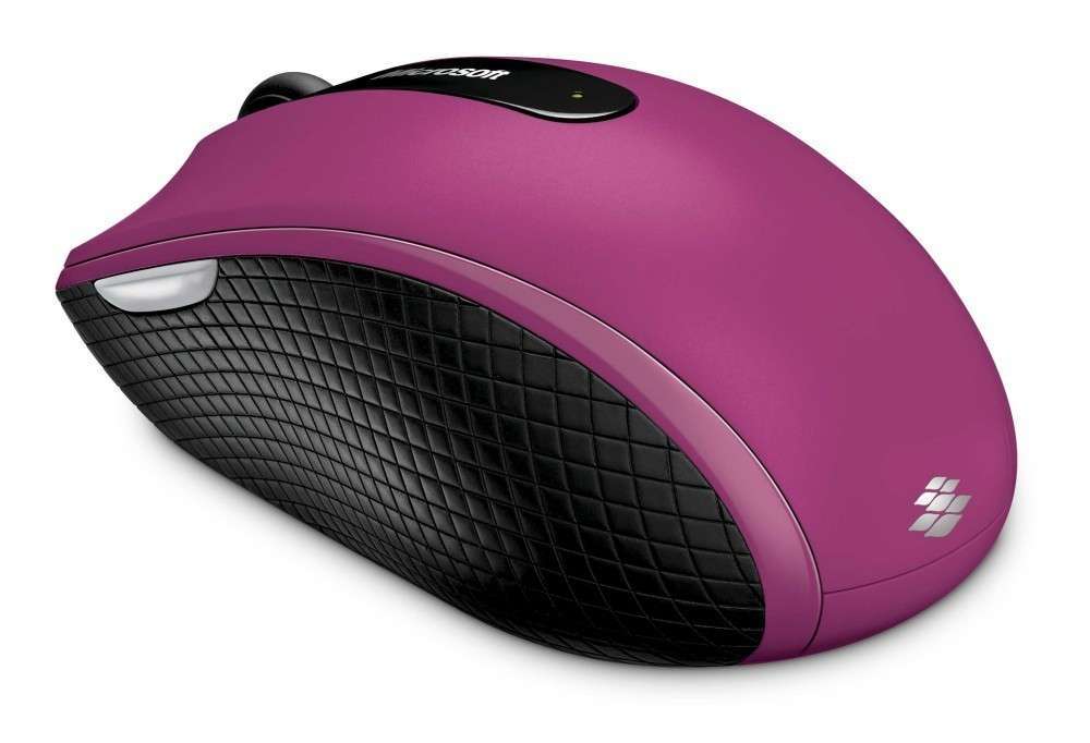 Microsoft Wireless Mobile Mouse 4000 USB BlueTrack Rózsaszín fotó, illusztráció : D5D-00023