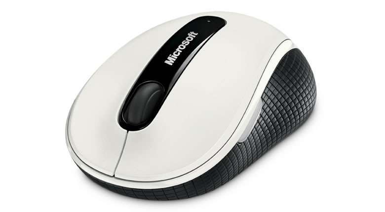Microsoft Wireless Mobile Mouse 4000 Mac/Windows USB PortER EN/HU Dove White Ra fotó, illusztráció : D5D-00117