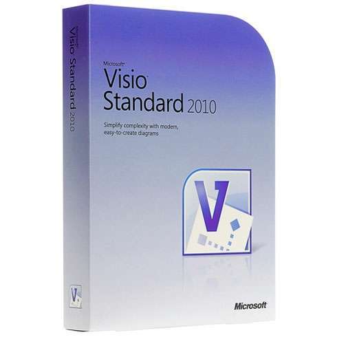 Microsoft Visio Std 2010 32-bit/x64 Hungarian DVD fotó, illusztráció : D86-04146