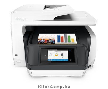 Multifunkciós tintasugaras nyomtató HP OfficeJet Pro 8730 e-AiO fotó, illusztráció : D9L20A