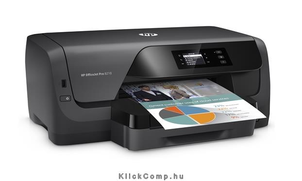 Tintasugaras nyomtató A4 HP OfficeJet Pro 8210 fotó, illusztráció : D9L63A