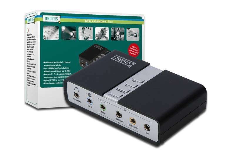 Hangkártya 7.1 külső USB fotó, illusztráció : DA70800