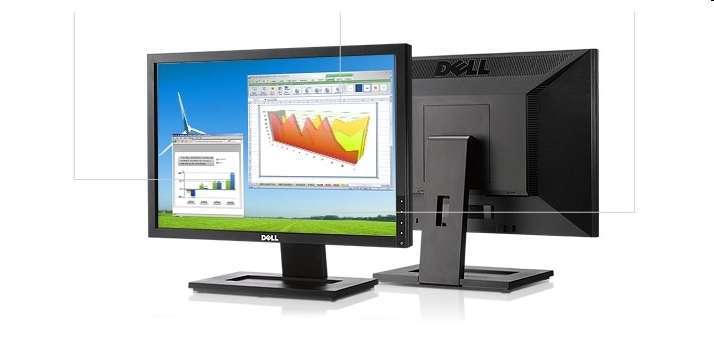 Dell E1910 19  Wide Flat Panel Monitor 3 év fotó, illusztráció : DE1910-RTD