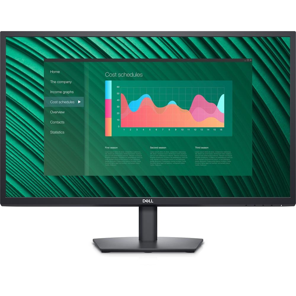 Monitor 27  1920x1080 VA VGA DP Dell E2723H fotó, illusztráció : DE2723H