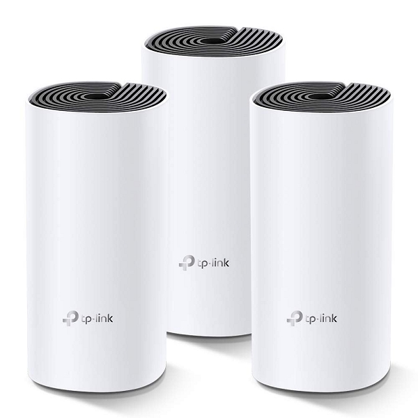 WiFi Rendszer TP-LINK Deco E4(3-pack) AC1200 egész otthont lefedő Mesh Wi-Fi re fotó, illusztráció : DECOE4(3P)