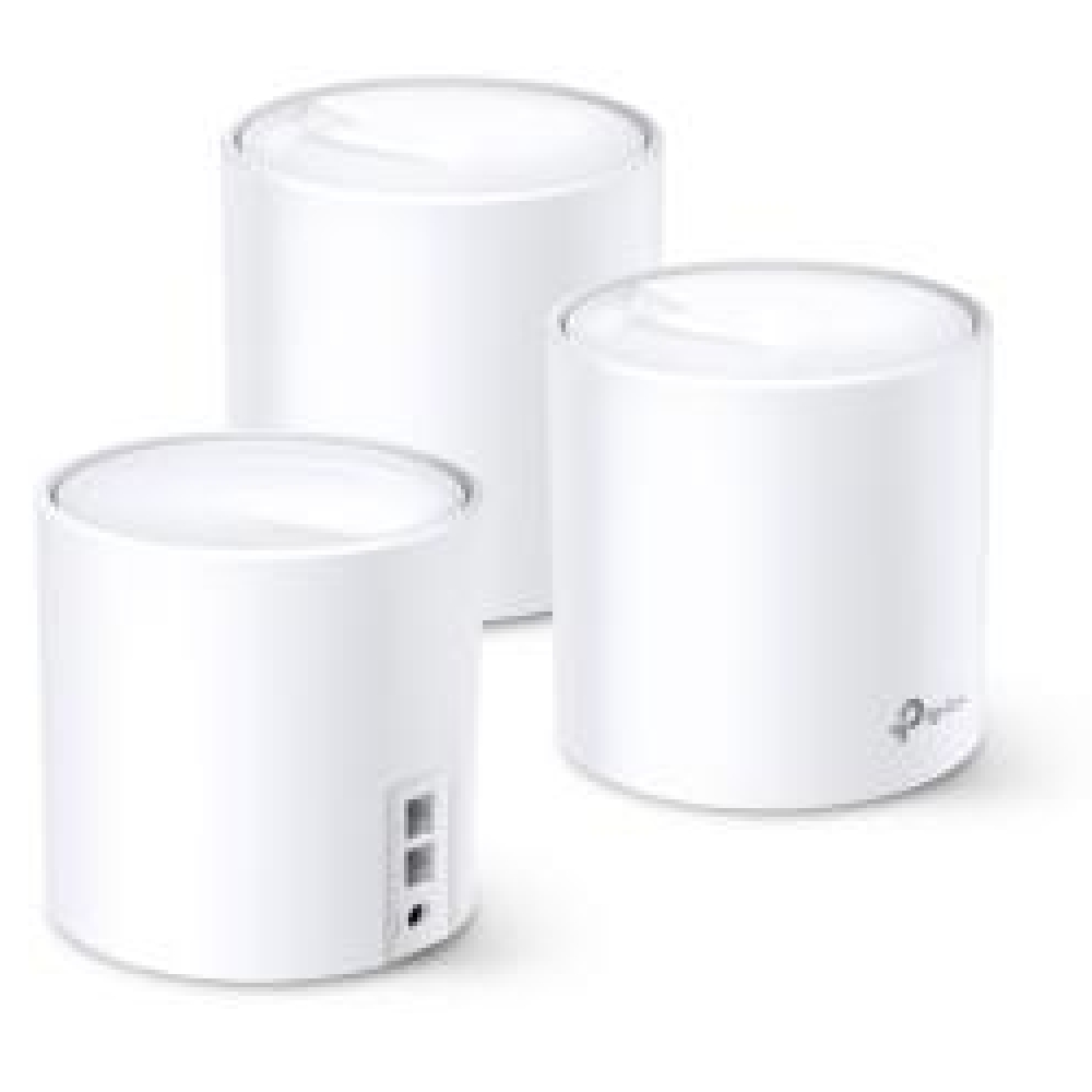 TP-LINK Deco X60(3-pack) AX3000 egész otthont lefedő Mesh Wi-Fi 6 rendszer fotó, illusztráció : DECOX60(3P)