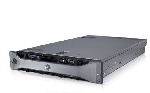 DELL szerver PE R710 1x 4C Xeon E5620 2.4GHz, 2x4GB, NoHDD HS, 2x HS keret, H70 fotó, illusztráció : DELLPER710_P