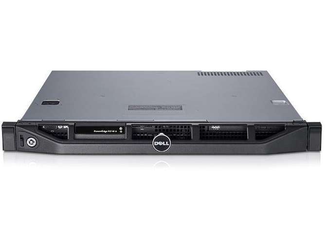 DELL szerver PE R210 II. 4C E3-1230v2 3,3GHz, 1x4GB, 2x300GB SAS Cab, H200, DVD fotó, illusztráció : DELL_PE_R210_152984