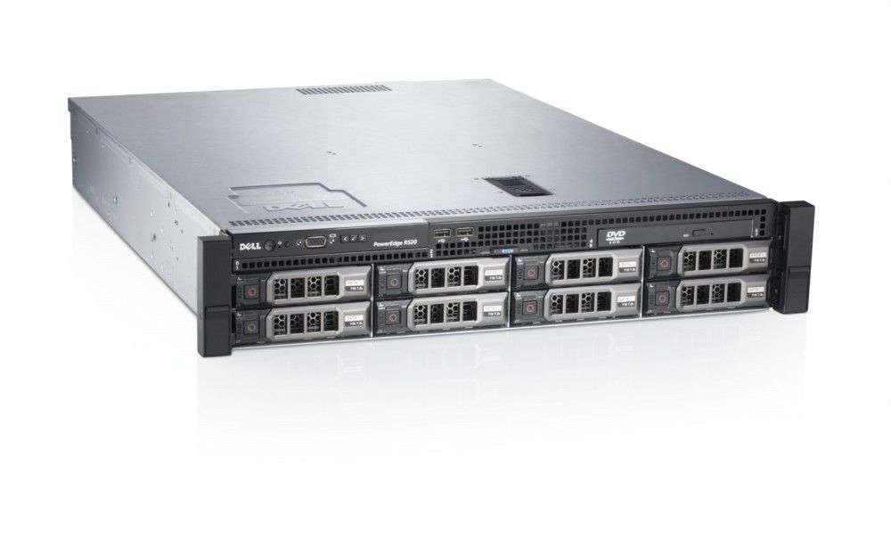 DELL PowerEdge R520 szerver E5-2430v2 1x16GB NoHDD H710p/1GB NV fotó, illusztráció : DELL-PE-R520-179583