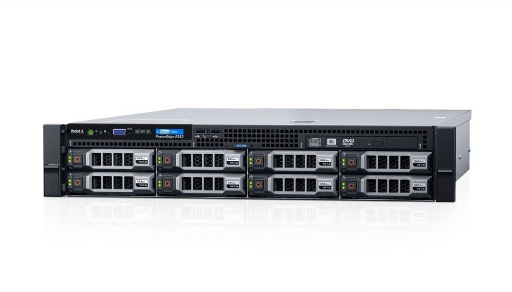 DELL PowerEdge R530 szerver E5-2620v3 2x8GB 2x300GB SAS H730/1GB NV fotó, illusztráció : DELL-PE-R530-178901