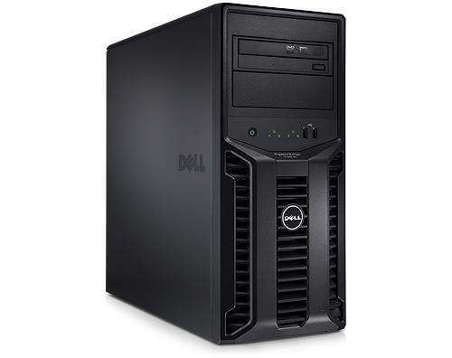 DELL szerver PE T110 II. 4C E3-1230v2 3,3GHz, 1x4GB, 2x1TB NSAS Cab, H200, DVD- fotó, illusztráció : DELL_PE_T110_151772