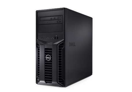 DELL szerver PE T110 II. 4C E3-1230 3,2GHz, NoRAM, 1x146GB SAS Cab, H200, DVD-R fotó, illusztráció : DELL_PE_T110_154458